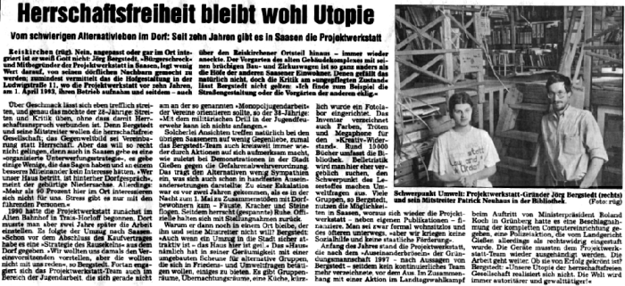 Text Giessener Allgemeine 1.4.2003