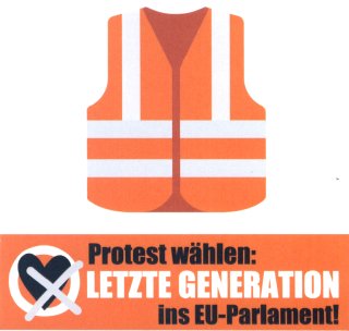 Sticker von LG zur EU-Wahl