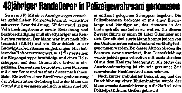 Polizei-Pressetext
